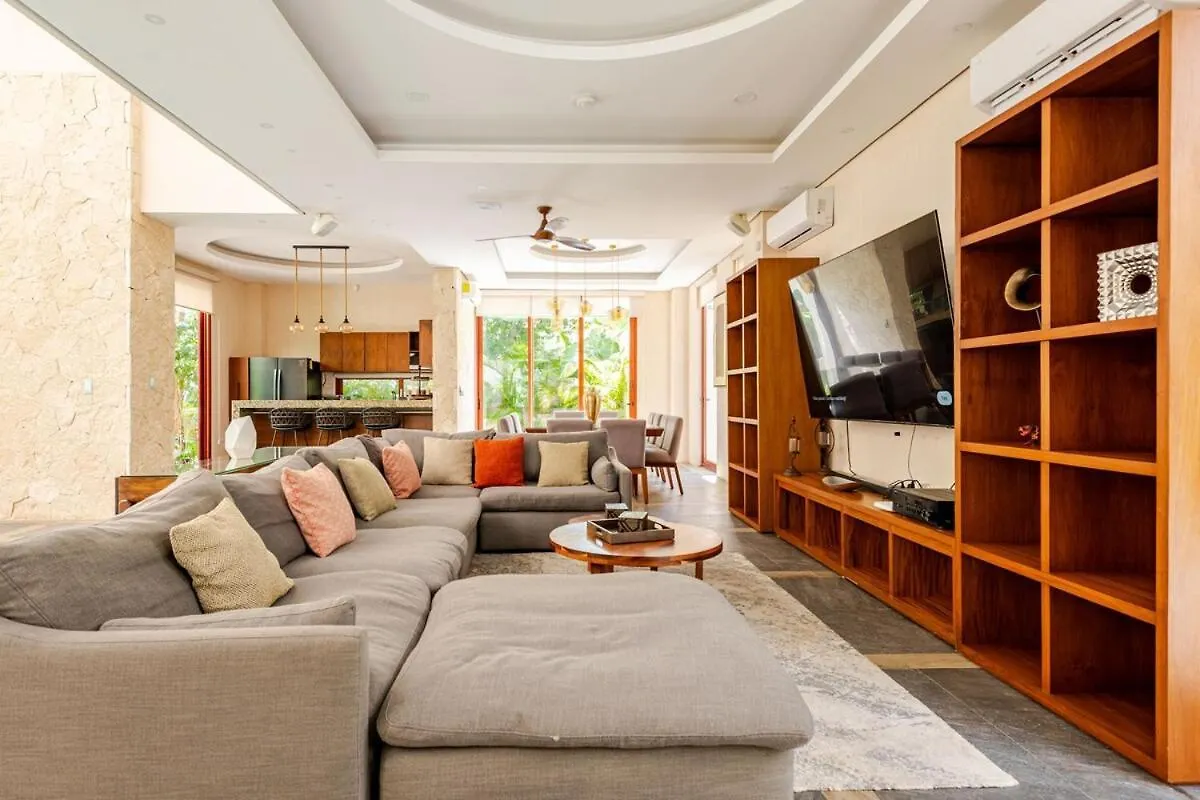 Wayak Luxury 5Br Private Pool Gym, 24 7Security Villa Tulum Meksika